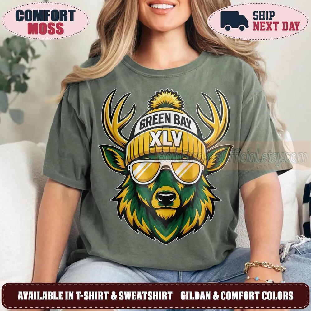 Green Bay Football 90s Retro Graphic Game Day Oversized Fan